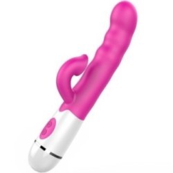 AMIR VIBRATEUR MULTIFONCTION AVEC LANGUE STIMULANTE 16 VITESSES ROSE