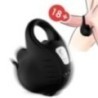 ANNEAU VIBRATEUR VENTOUSES NOIR