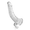 Pure Jelly, gode ventouse courbe réaliste 22cm