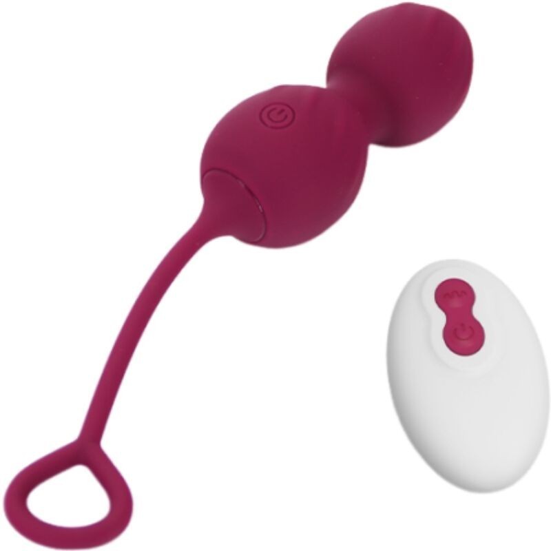 HALTÈRE VAGINALE VIBRATION TÉLÉCOMMANDE 10 VIBRATIONS ROUGE FONCÉ HALTÈRE VAGINALE VIBRATION TÉLÉCOMMANDE 10 VIBRATIONS ROUGE FONCÉ