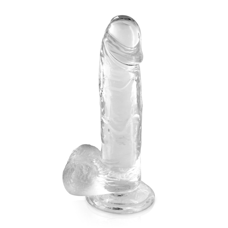 Pure Jelly, gode ventouse réaliste avec testicules 20cm