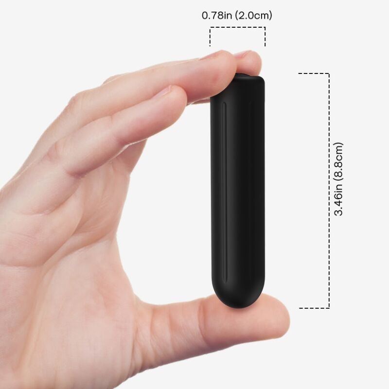 BULLET VIBRATEUR WARHEAD NOIR 2 CM x 8.8 CM BULLET VIBRATEUR WARHEAD NOIR 2 CM x 8.8 CM