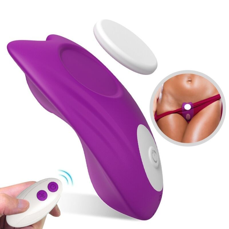 CULOTTE PORTABLE PAPILLON VIBRATEUR TÉLÉCOMMANDE VIOLET CULOTTE PORTABLE PAPILLON VIBRATEUR TÉLÉCOMMANDE VIOLET