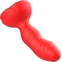 EXTREME A BLOOM VIBRATEUR ROSE ET PLUG ANAL TÉLÉCOMMANDE ROUGE