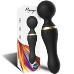 FREEZA MASSAGER & VIBRATEUR TÊTE SUPER FLEXIBLE NOIR