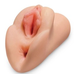 MASTURBATEUR NATUREL VAGIN ET ANUS DOUBLE STROKER CHATTE PARFAITE