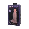 Inflatable vibrant, gode ventouse réaliste gonflable 19cm