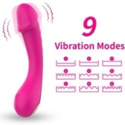 GODE VIBRATEUR SPOT G SILICONE FUCHSIA