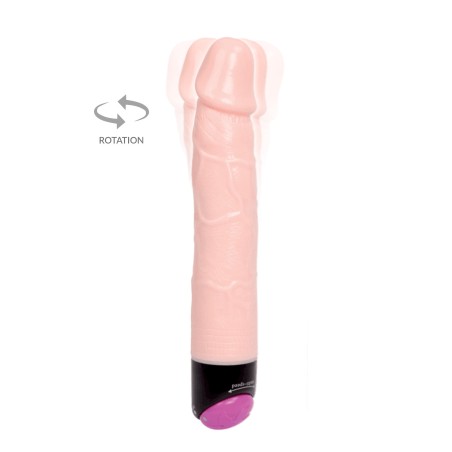 Colorful Sex Experience, vibromasseur réaliste rotatif 24cm