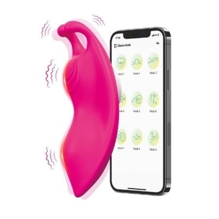HONEYBEE WEARABLE PANTIES VIBRATEUR G-SPOT FUCHSIA - APPLICATION GRATUITE