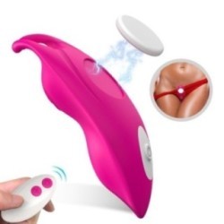 HONEYBEE WEARABLE PANTIES VIBRATEUR G-SPOT TÉLÉCOMMANDE FUCHSIA