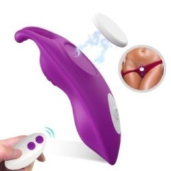 HONEYBEE WEARABLE PANTIES VIBRATEUR G-SPOT TÉLÉCOMMANDE VIOLET