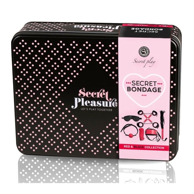 SECRETPLAY - BDSM SET 6 PCS ROUGE COLLECTION