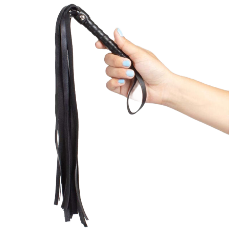 FOUET DE BONDAGE NOIR COLLECTION BDSM