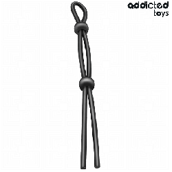CORDE EN SILICONE POUR LE PÉNIS À DOUBLE BOUCLE