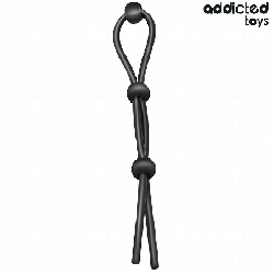 CORDE EN SILICONE POUR LE PÉNIS À TRIPLE BOUCLE