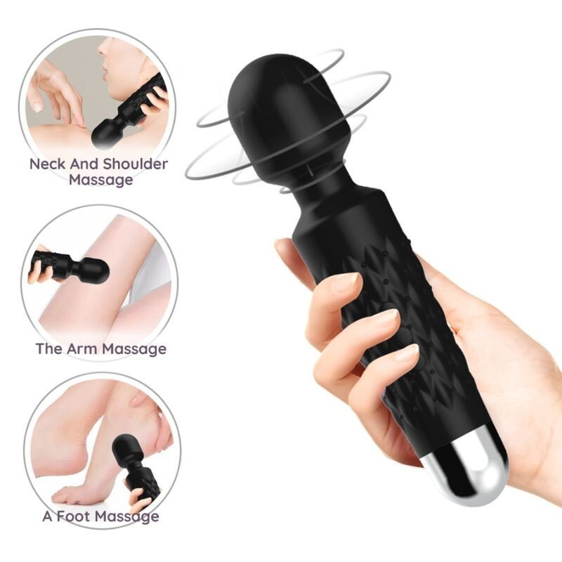 MASSEUR ET VIBRATEUR POSTMAN TÊTE SUPER FLEXIBLE NOIR MASSEUR ET VIBRATEUR POSTMAN TÊTE SUPER FLEXIBLE NOIR