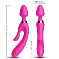 MASSEUR & VIBRATEUR LAPIN FUCHSIA