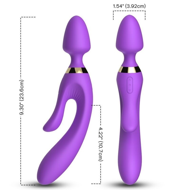 MASSEUR & VIBRATEUR LAPIN VIOLET
