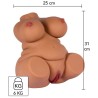 FAT FUCK QUEEN TORSO MASTURBATEUR FÉMININ 6 KG