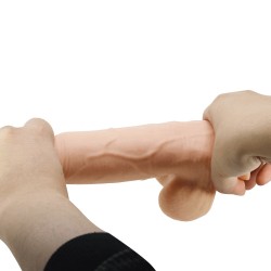 Gode ventouse réaliste à squelette 21,8 cm