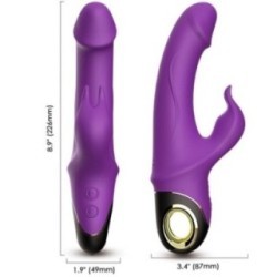 METEROR DILDO VIBRATEUR LAPIN ROTATEUR VIOLET