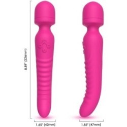 MISSION MASSAGER & VIBRATEUR EFFET CHALEUR FUCHSIA