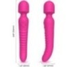 MISSION MASSAGER & VIBRATEUR EFFET CHALEUR FUCHSIA