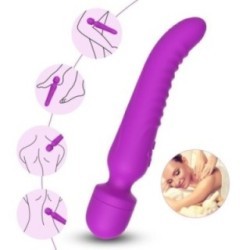 MISSION MASSAGER & VIBRATEUR EFFET CHALEUR VIOLET