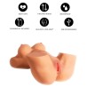 TORSE DE PUTE MÉGA TRAITE FÉMININE MASTURBATEUR 22 KG
