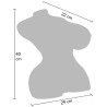 TORSE DE CHIENNE TRÈS EXCITÉE, MASTURBATEUR FÉMININ 10 KG