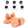 TORSE DE CHIENNE TRÈS EXCITÉE, MASTURBATEUR FÉMININ 10 KG