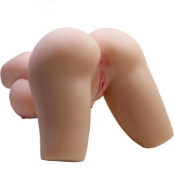 TORSE FÉMININ RÉALISTE LILY VAGIN ET ANAL 4 KG