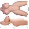 TORSE FÉMININ RÉALISTE LILY VAGIN ET ANAL 4 KG
