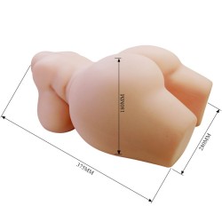CRAZY BULL - GRACE TORSE FÉMININ RÉALISTE VAGIN ET ANAL 7,5 KG