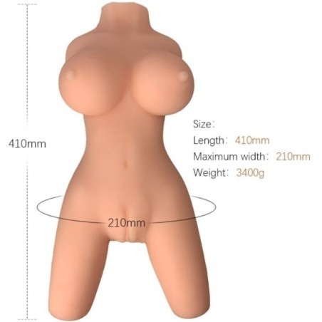 ARMONY - MODÈLE RÉALISTE DE TORSE FÉMININ 8