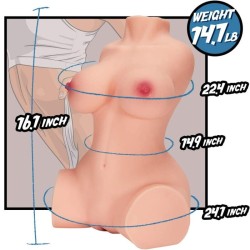 MODÈLE RÉALISTE DE TORSE FÉMININ 10
