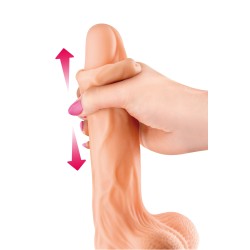 Real Brad, gode ventouse réaliste avec prépuce, 20cm