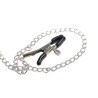 953720 PINCES À SEINS EN CUIR BONDAGE NOIRES