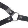 953720 PINCES À SEINS EN CUIR BONDAGE NOIRES
