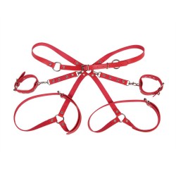 MENOTTES AVEC CEINTURE DE BONDAGE