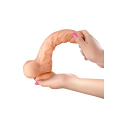 Real Jo, gode ventouse réaliste avec prépuce, 17,5cm