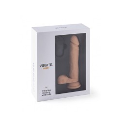 Virgite Realistics R16, gode ventouse réaliste vibrant avec testicules
