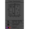 KINK CLUB CABIN SCANDALE NOIR ET ROUGE