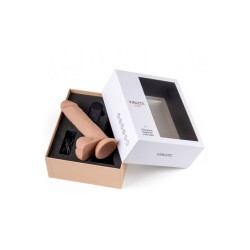 Virgite Realistics R16, gode ventouse réaliste vibrant avec testicules