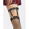 JARRETELLE PUNK EN CUIR AJUSTABLE