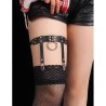 JARRETELLE PUNK EN CUIR AJUSTABLE