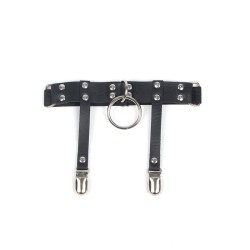 JARRETELLE PUNK EN CUIR AJUSTABLE