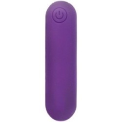 SPLASH HEHE VIBRATEUR BULLET SILICONE 10 VIBRATIONS 65 X 15 CM VIOLET