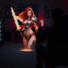 TOYJOY - MANCHETTES FURRY FUN BONDAGE ROUGE